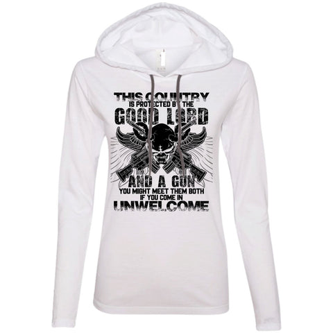 A black t-shirt with the shopify logo