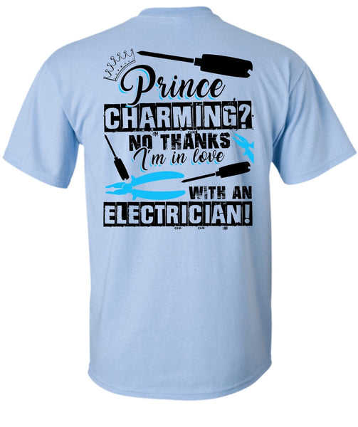I'm In Love With An Electrician T Shirt, I Love Electrician T Shirt