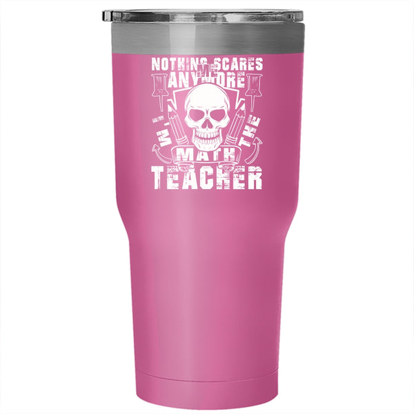 I'm The Math Teacher Tumbler 30 oz Stainless Steel, Cool Mathematics Travel Mug