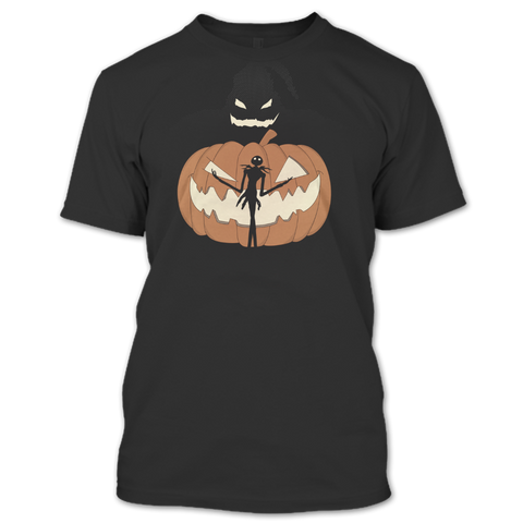 A black t-shirt with the shopify logo