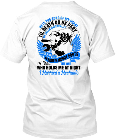 A black t-shirt with the shopify logo