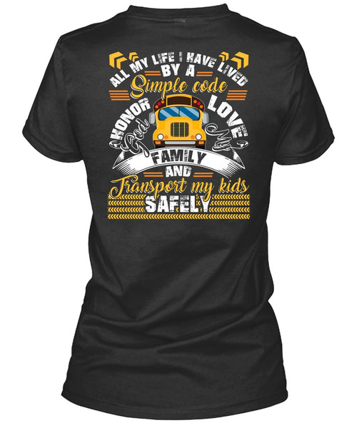 God My Family T Shirt, I Love Bus T Shirt
