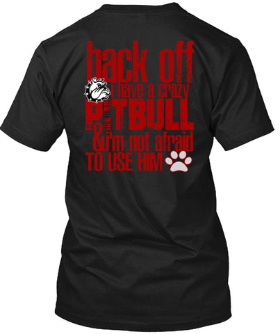 A black t-shirt with the shopify logo