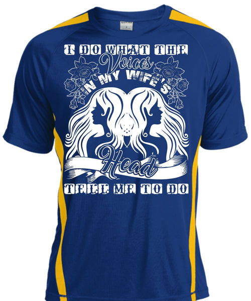 I Do What The Voices In My Wife's T Shirt, I Love Wife T Shirt, Cool Shirt