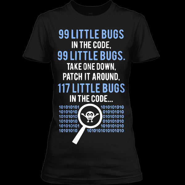 A black t-shirt with the shopify logo