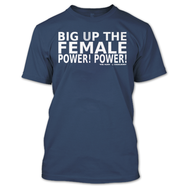 A black t-shirt with the shopify logo