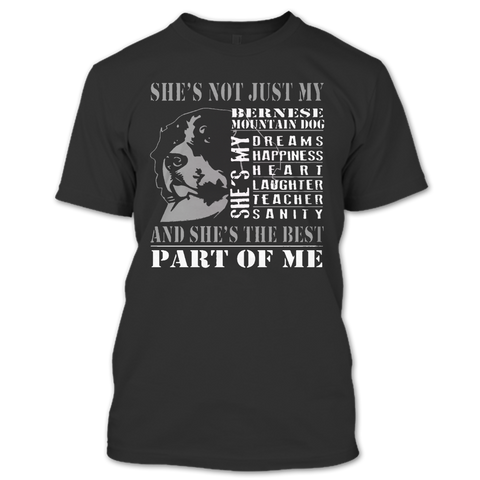 A black t-shirt with the shopify logo