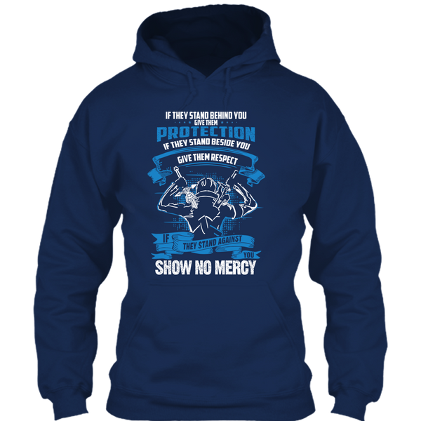 A black t-shirt with the shopify logo