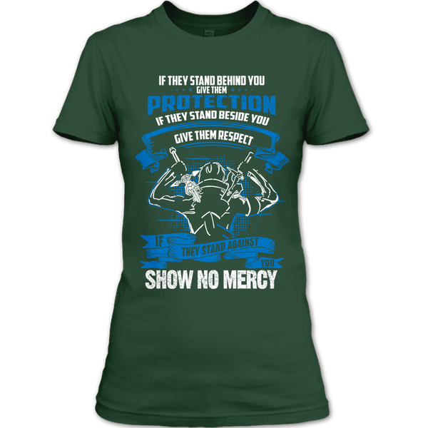 A black t-shirt with the shopify logo