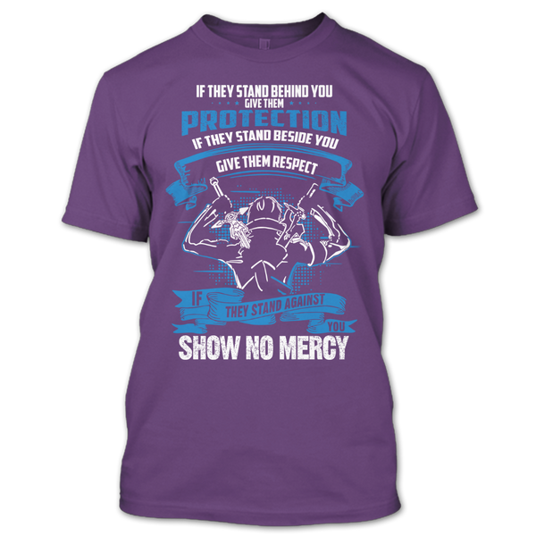 A black t-shirt with the shopify logo