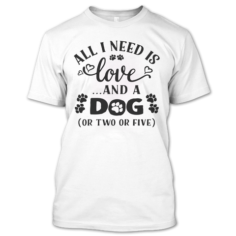 A black t-shirt with the shopify logo