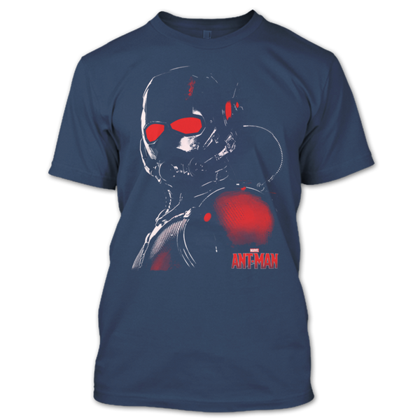 A black t-shirt with the shopify logo