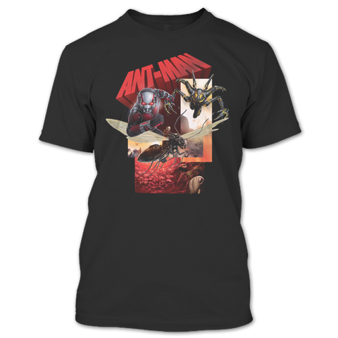 A black t-shirt with the shopify logo