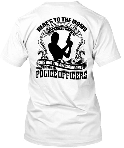 A black t-shirt with the shopify logo