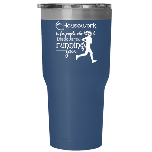 I Love Running Tumbler 30 oz Stainless Steel, Best Gift For Runner Travel Mug
