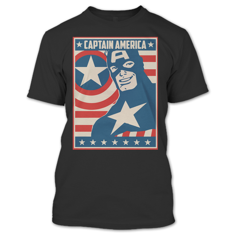 A black t-shirt with the shopify logo