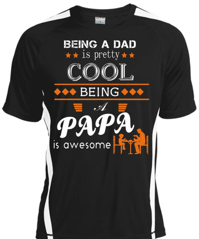 A black t-shirt with the shopify logo