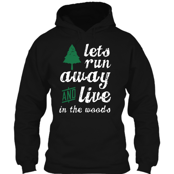 A black t-shirt with the shopify logo