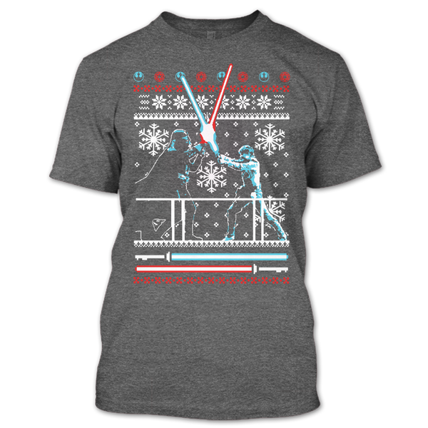 A black t-shirt with the shopify logo