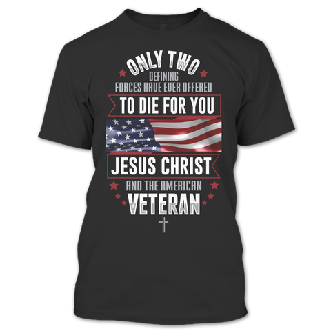 A black t-shirt with the shopify logo