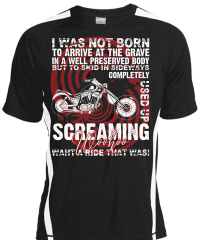 A black t-shirt with the shopify logo