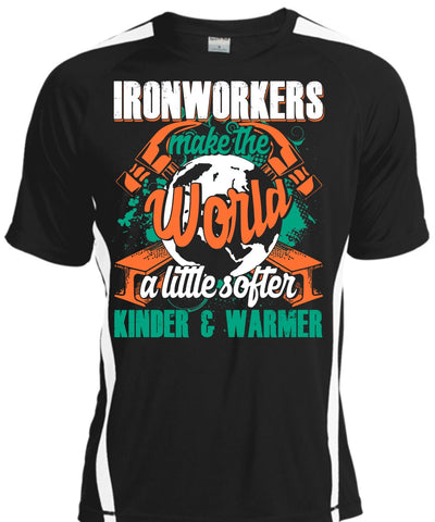 A black t-shirt with the shopify logo