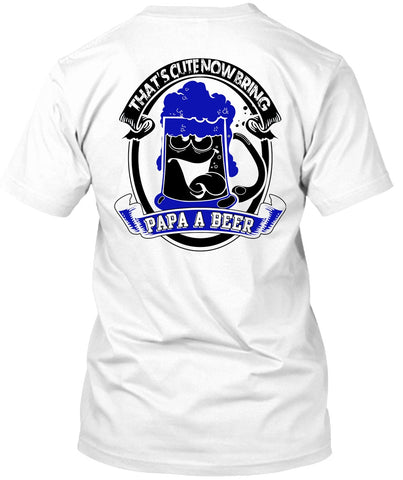 A black t-shirt with the shopify logo