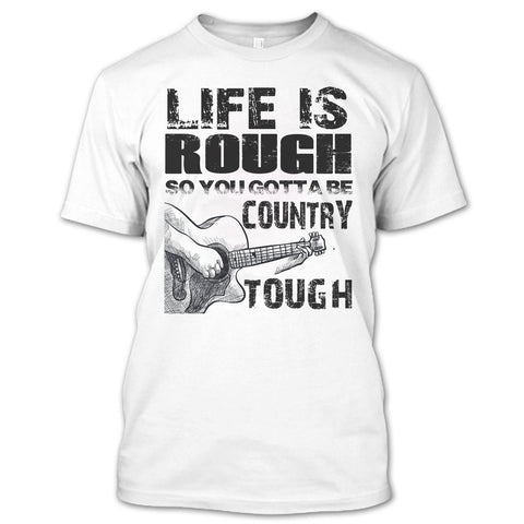 A black t-shirt with the shopify logo