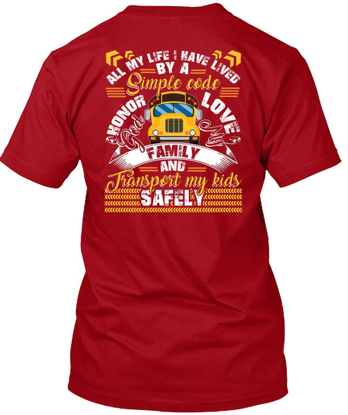 God My Family T Shirt, I Love Bus T Shirt