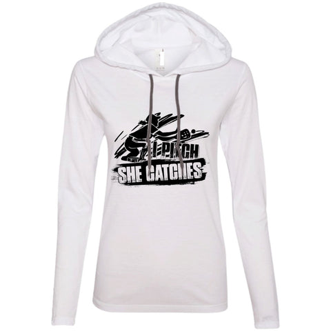 A black t-shirt with the shopify logo