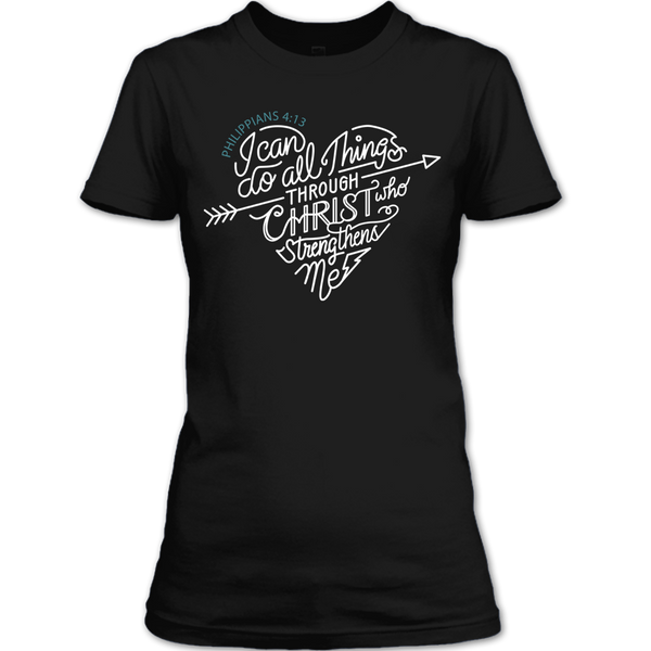 A black t-shirt with the shopify logo