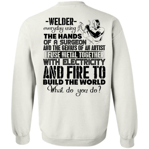 A black t-shirt with the shopify logo