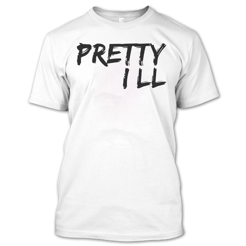 A black t-shirt with the shopify logo