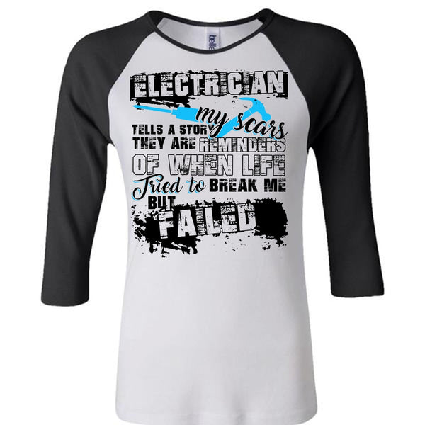 Electrician Tells A Story My Scars T Shirt, I Love Electrician T Shirt, Awesome T-Shirts