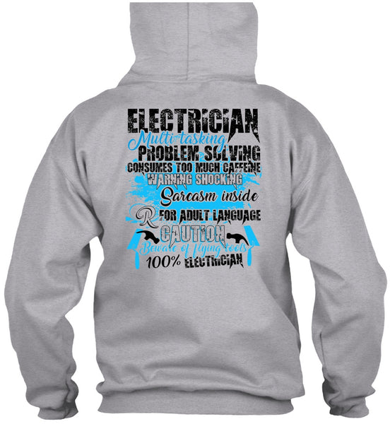 Electrician Multitasking T Shirt, I Love Electrician T Shirt