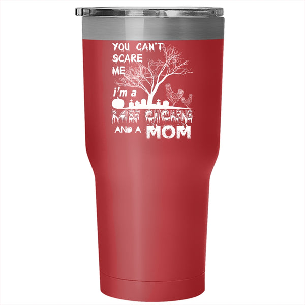 I'm A Raise Chickens And A Mom Tumbler 30 oz Stainless Steel, Cool Mom Travel Mug