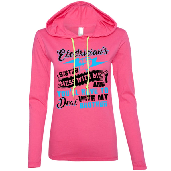 Electrician's Sister T Shirt, I Love Electrician T Shirt, Awesome T-Shirts
