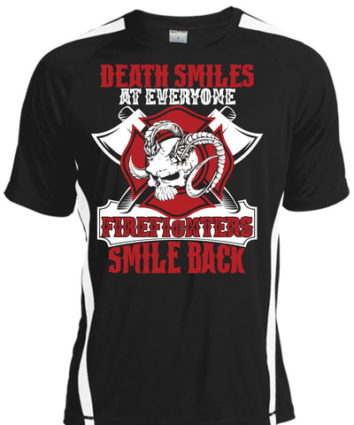 A black t-shirt with the shopify logo