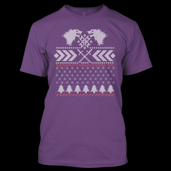 A black t-shirt with the shopify logo