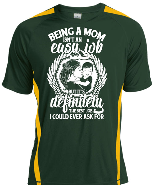 Being A Mom T Shirt, It's Definitely The Best Job T Shirt, Cool Shirt