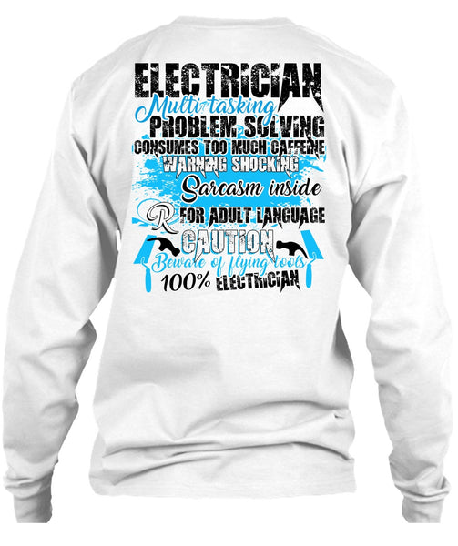 Electrician Multitasking T Shirt, I Love Electrician T Shirt