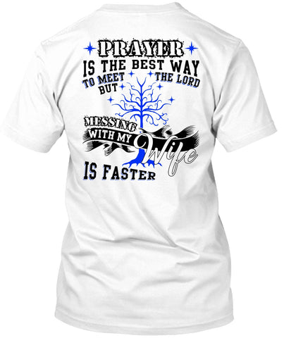 A black t-shirt with the shopify logo