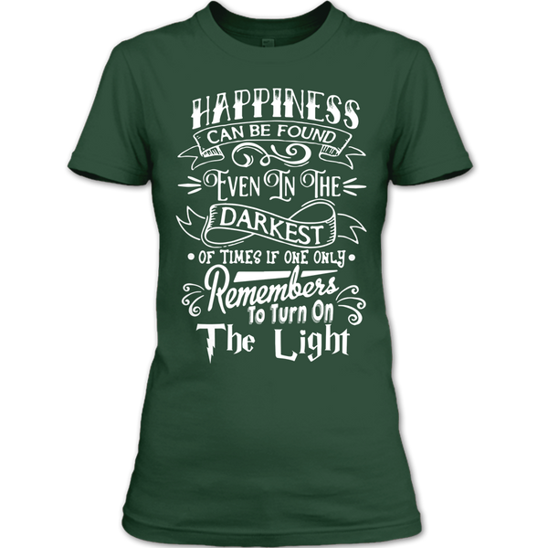 A black t-shirt with the shopify logo