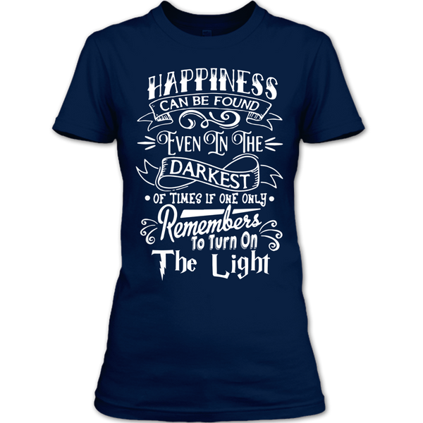 A black t-shirt with the shopify logo