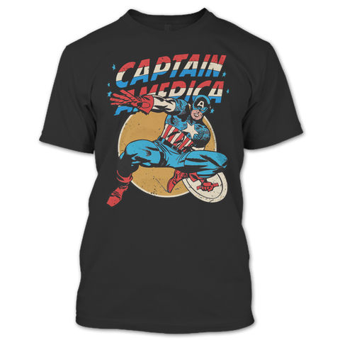 A black t-shirt with the shopify logo