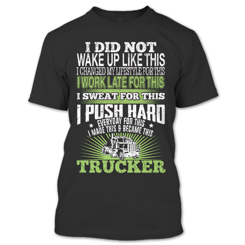 A black t-shirt with the shopify logo