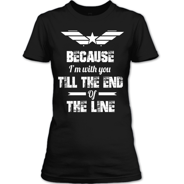 A black t-shirt with the shopify logo