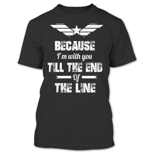 A black t-shirt with the shopify logo