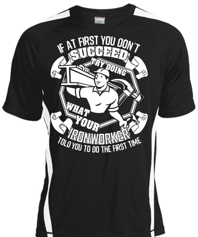 A black t-shirt with the shopify logo