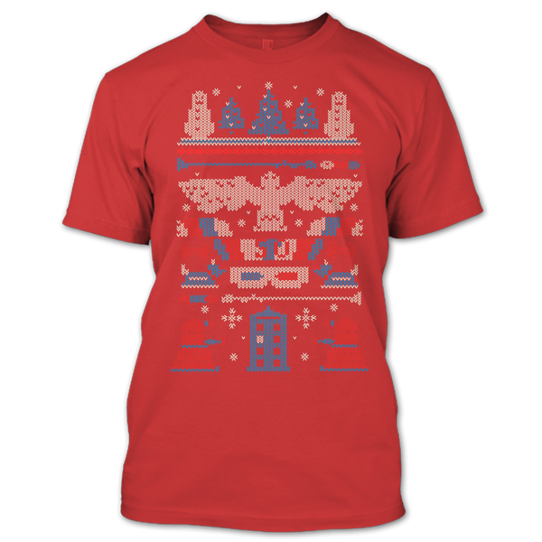 A black t-shirt with the shopify logo